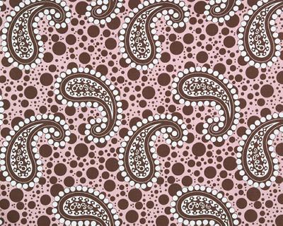 Premier Prints Spiral Maggie Kelso in Premier Prints - Cotton Prints Pink Cotton Modern Paisley Funky Retro   Fabric